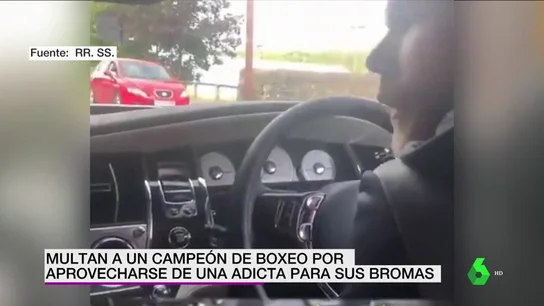 Multan a un boxeador con más de 100.000 euros por mofarse de una adicta: "Te doy droga si pegas a ese pedófilo" Multan a un boxeador con más de 100.000 euros por mofarse de una adicta: "Te doy droga si pegas a ese pedófilo"