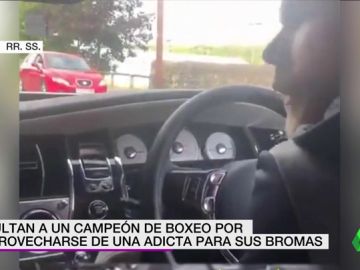 Multan a un boxeador con más de 100.000 euros por mofarse de una adicta: "Te doy droga si pegas a ese pedófilo" Multan a un boxeador con más de 100.000 euros por mofarse de una adicta: "Te doy droga si pegas a ese pedófilo"
