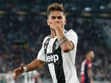 Dybala celebra un gol Dybala celebra un gol