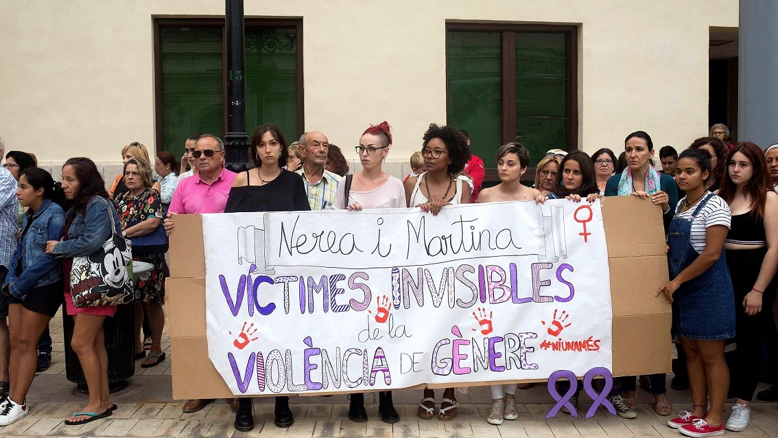 Concentración de repulsa contra la violencia machista