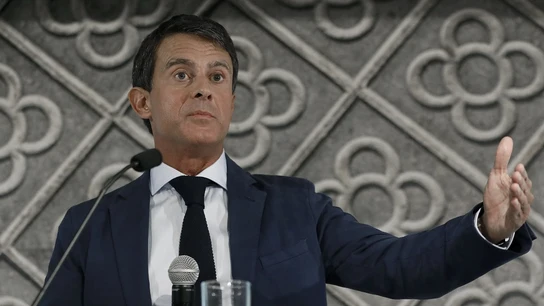 Manuel Valls ante los medios de comunicación Manuel Valls ante los medios de comunicación