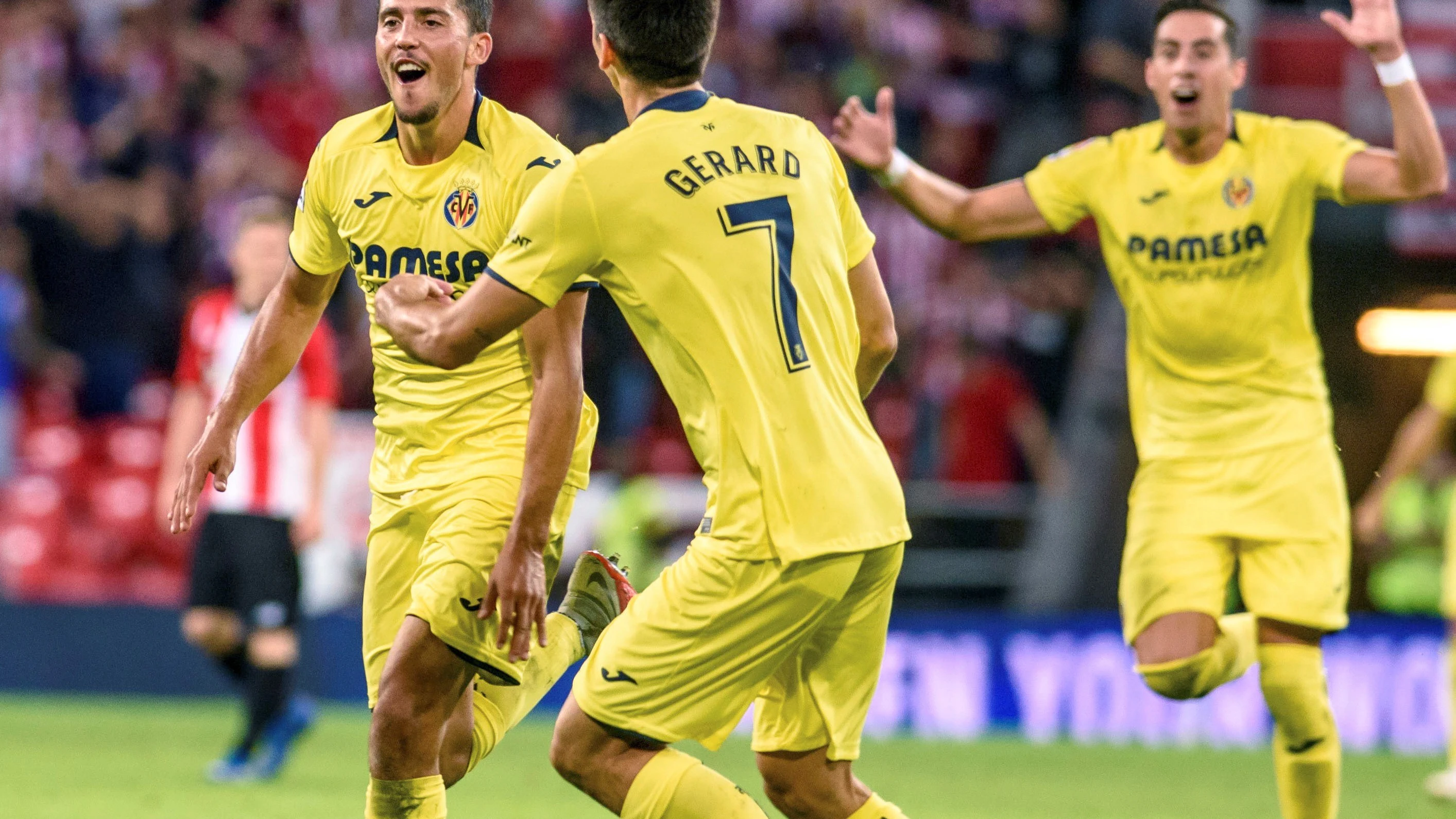 Fornals celebra su golazo contra el Athletic