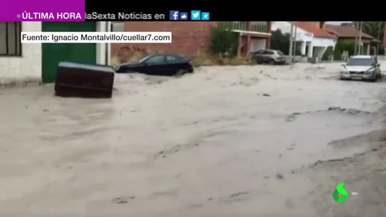 Las lluvias torrenciales provocan graves inundaciones en Segovia y Córdoba Las lluvias torrenciales provocan graves inundaciones en Segovia y Córdoba