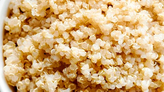Imagen de archivo de Quinoa cocinada Imagen de archivo de Quinoa cocinada