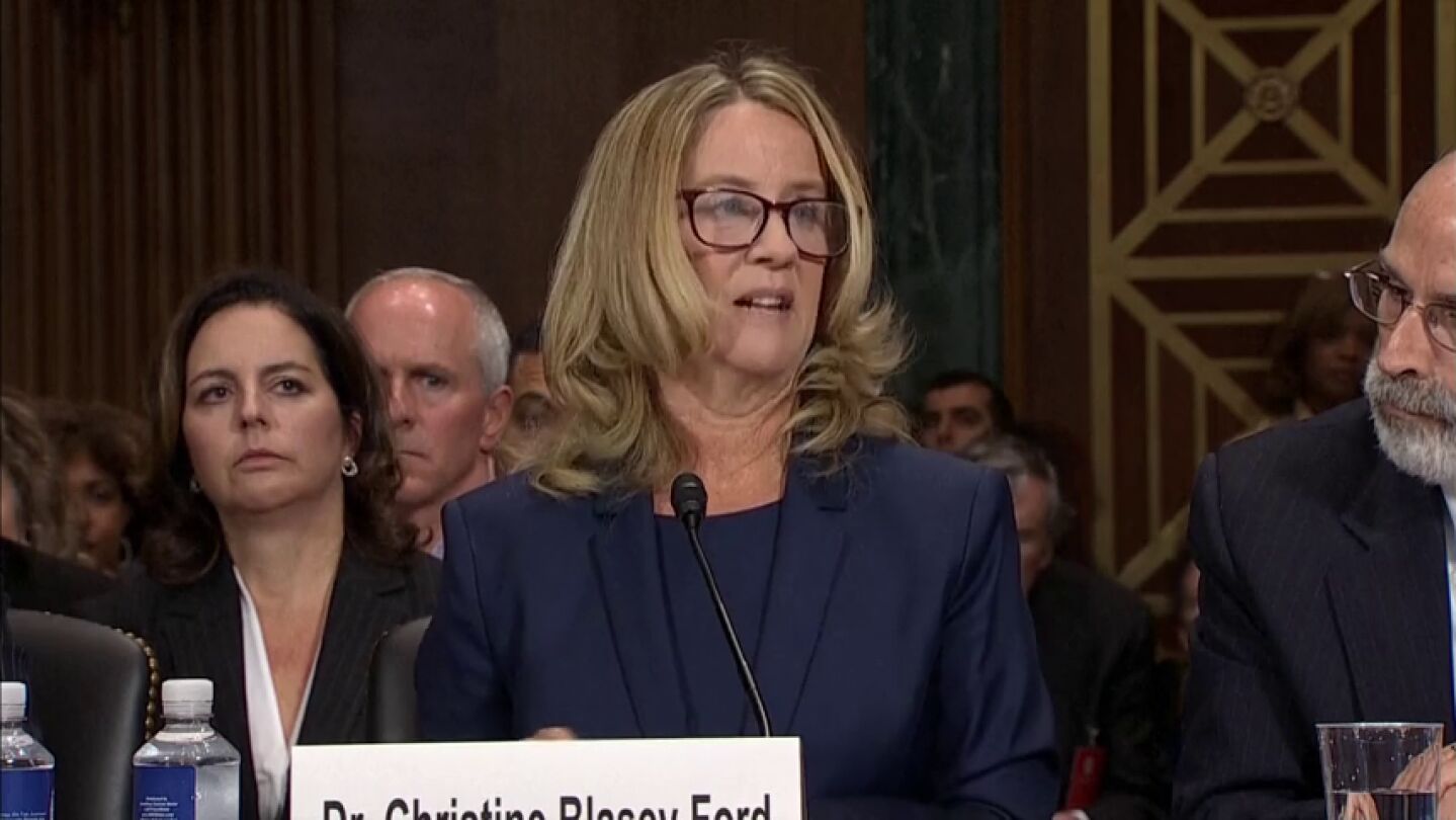 La presunta v&iacute;ctima de Kavanaugh relata el momento del acoso: "Marc&oacute; toda mi vida"