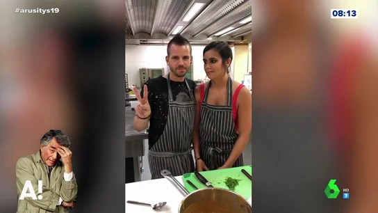 Cristina Pedroche aprende a hacer albóndigas de ternera con setas y sepia al ajillo de la mano de Dabiz Muñoz Cristina Pedroche aprende a hacer albóndigas de ternera con setas y sepia al ajillo de la mano de Dabiz Muñoz