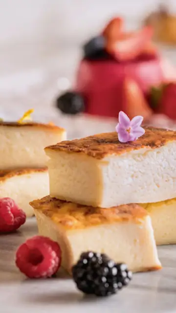 Quesada pasiega. Un buen broche a un 'brunch'.