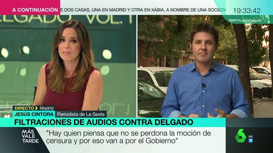 Jesús Cintora, sobre las grabaciones de la ministra Delgado: "Este Gobierno parecía un 'dream team', pero tiene algunas goteras" Jesús Cintora, sobre las grabaciones de la ministra Delgado: "Este Gobierno parecía un 'dream team', pero tiene algunas goteras"