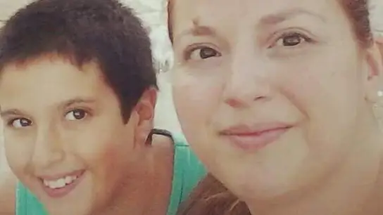 Miguel Retamar junto a su madre que falleció Miguel Retamar junto a su madre que falleció
