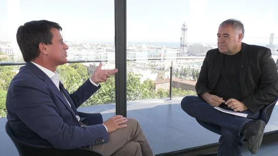 Manuel Valls en su entrevista con Antonio García Ferreras en ARV Manuel Valls en su entrevista con Antonio García Ferreras en ARV