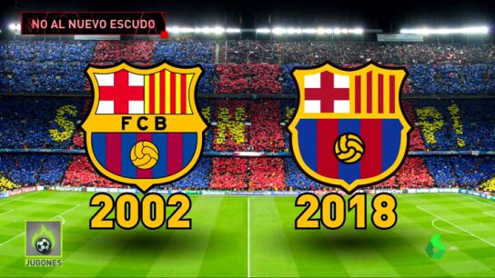 Pol&eacute;mico cambio del escudo del Bar&ccedil;a