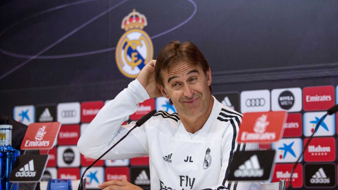 Lopetegui en rueda de prensa
