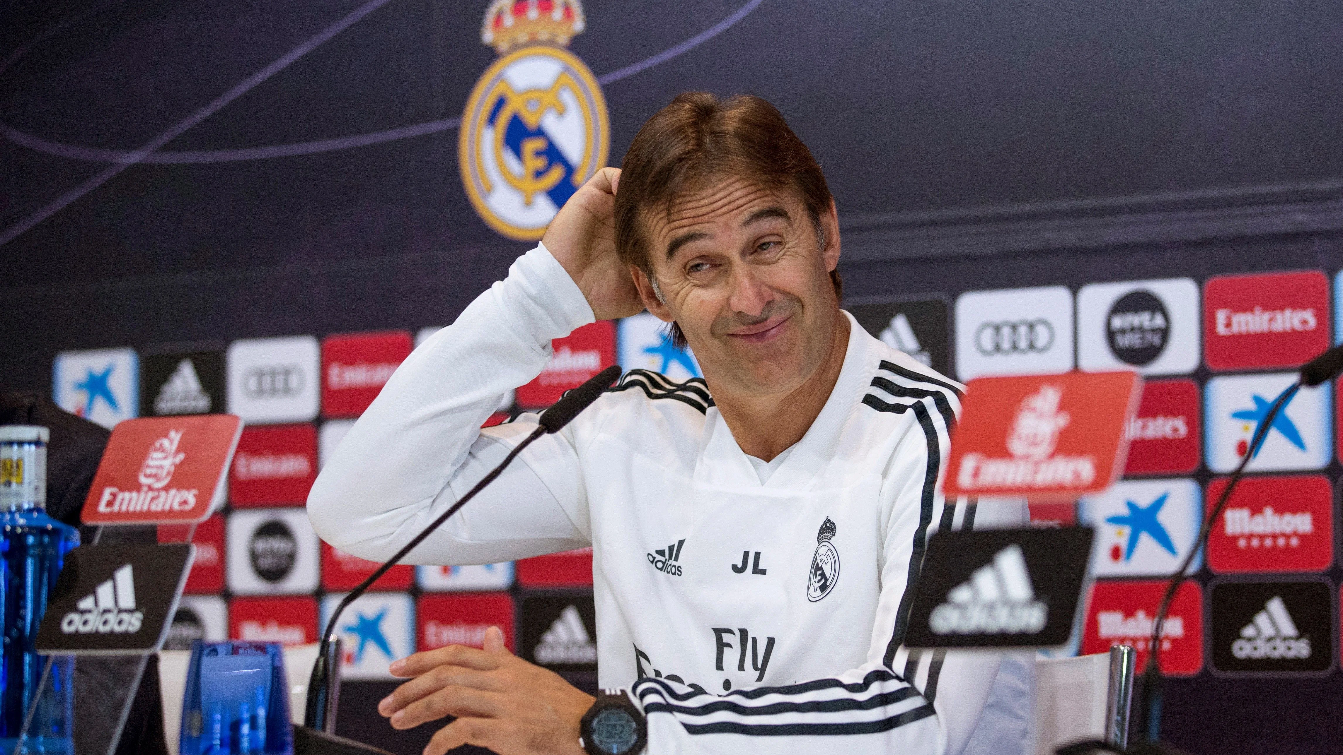 Lopetegui en rueda de prensa