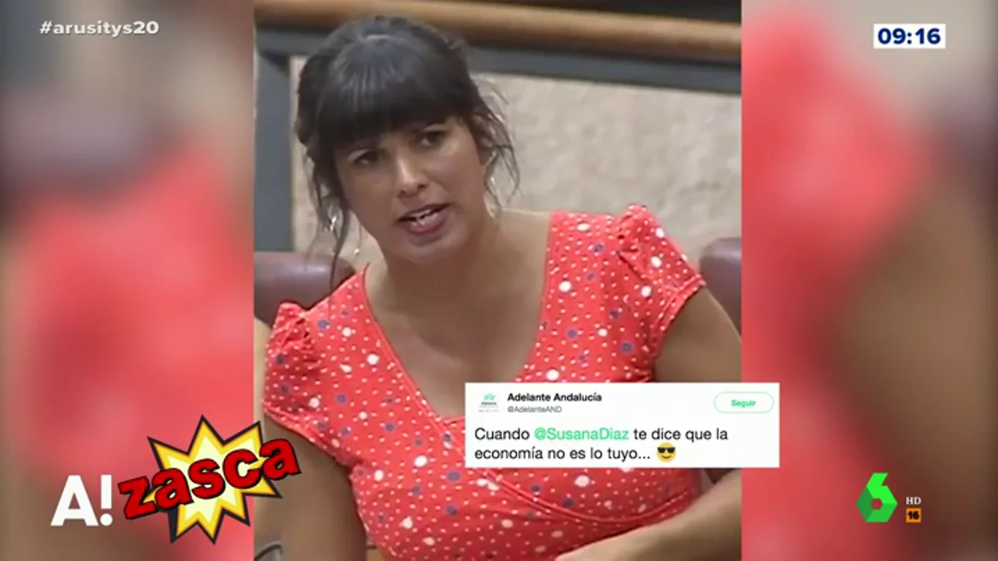 El zasca de Teresa Rodriguez a Susana Díaz El zasca de Teresa Rodriguez a Susana Díaz