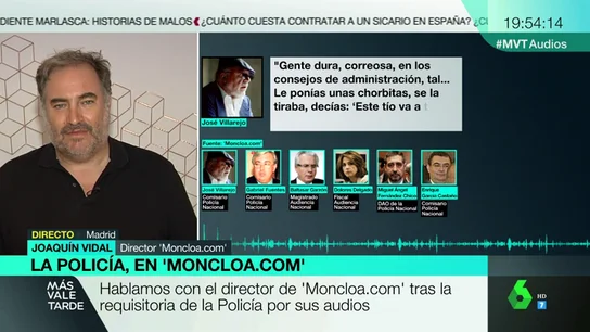 Joaquín Vidal, en Más Vale Tarde Joaquín Vidal, en Más Vale Tarde