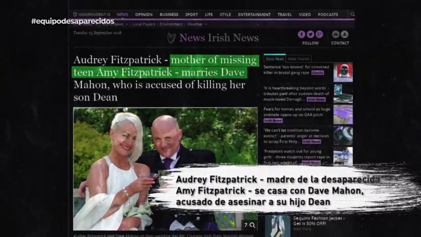El padrastro de Amy, desaparecida desde 2008, fue condenado por matar su hermano: "Alguien sac&oacute; un cuchillo y acab&oacute; muerto"