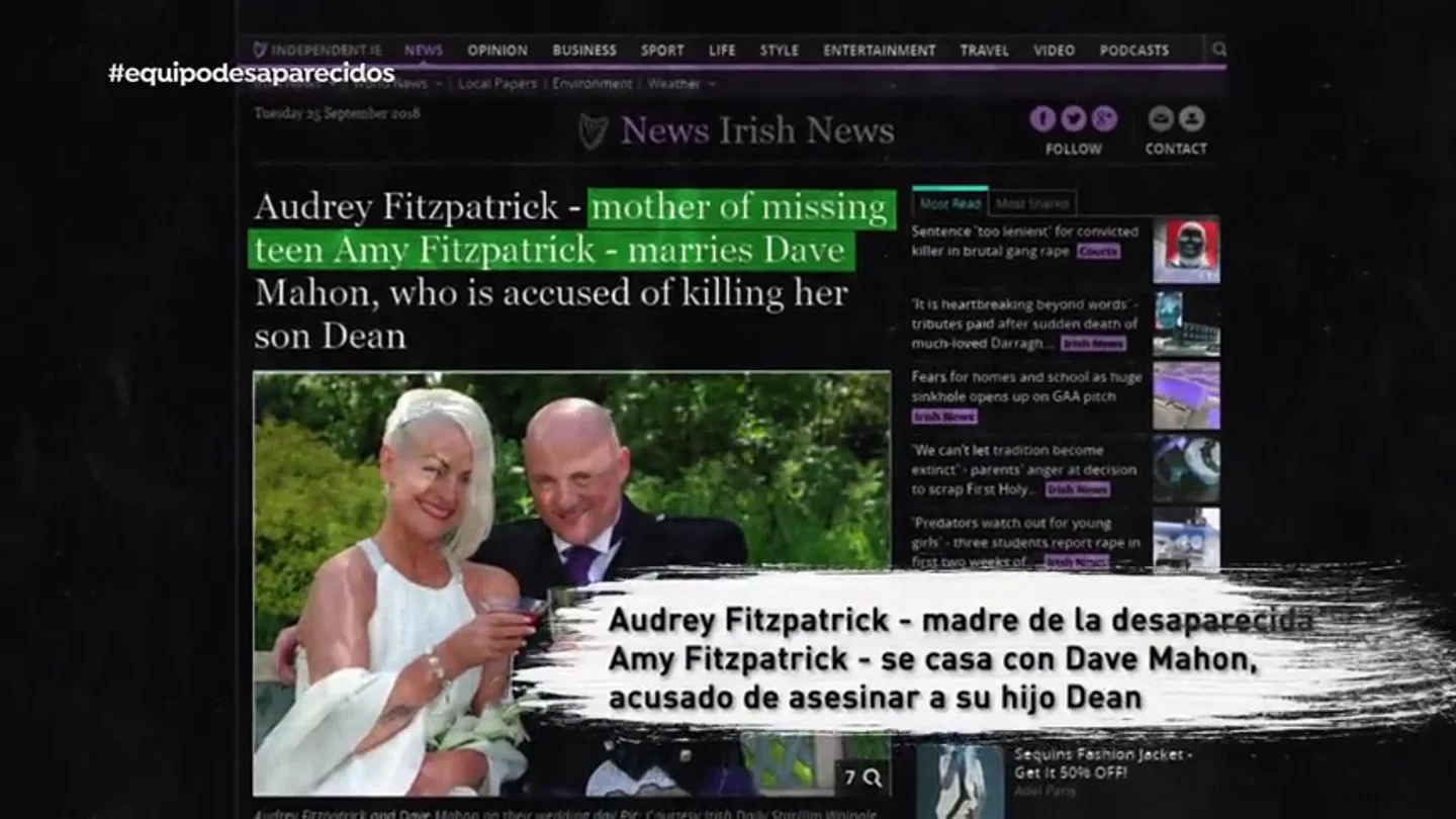 El padrastro de Amy, desaparecida desde 2008, fue condenado por matar su hermano: "Alguien sacó un cuchillo y acabó muerto" El padrastro de Amy, desaparecida desde 2008, fue condenado por matar su hermano: "Alguien sacó un cuchillo y acabó muerto"