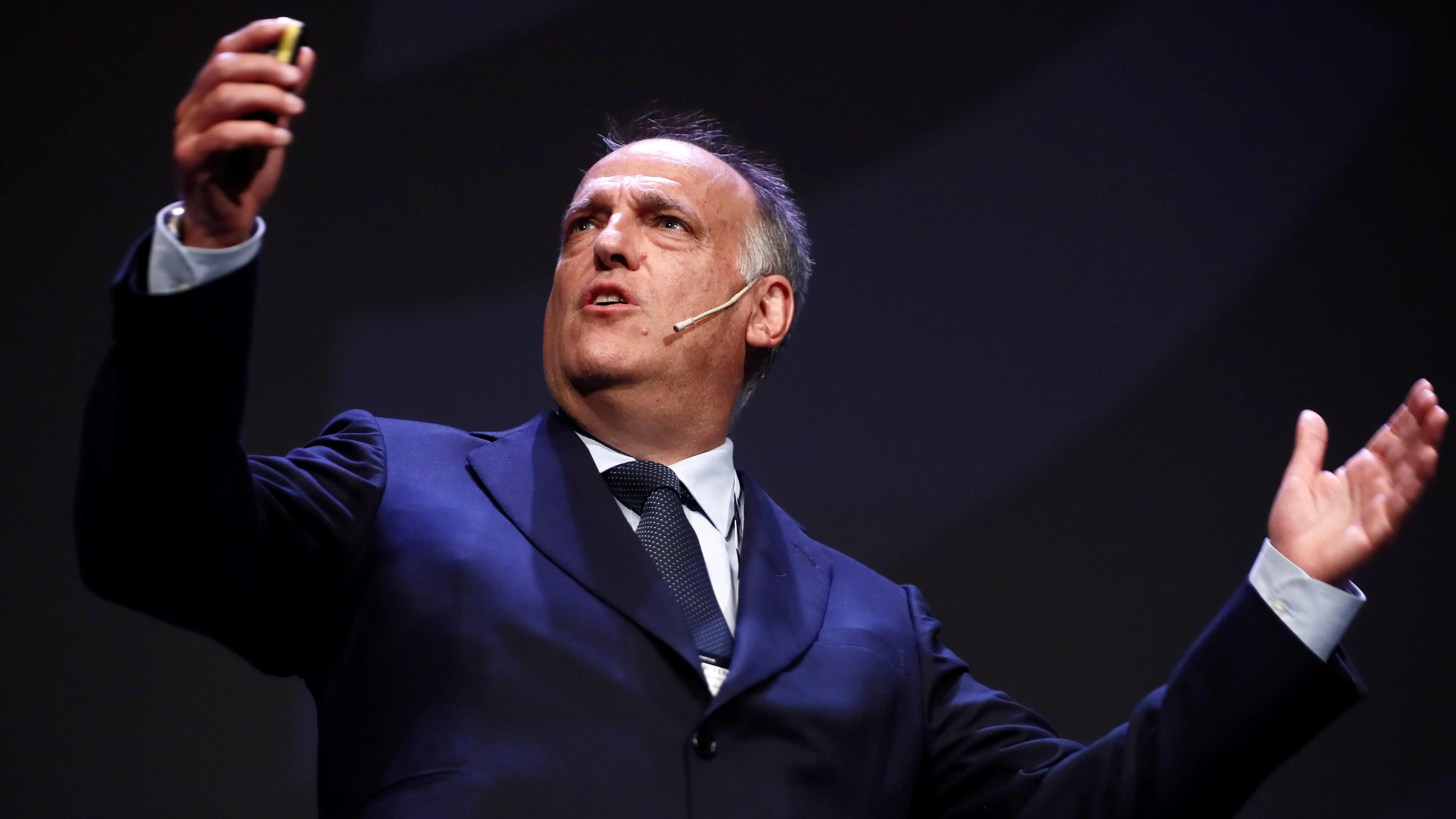 Tebas, durante un acto