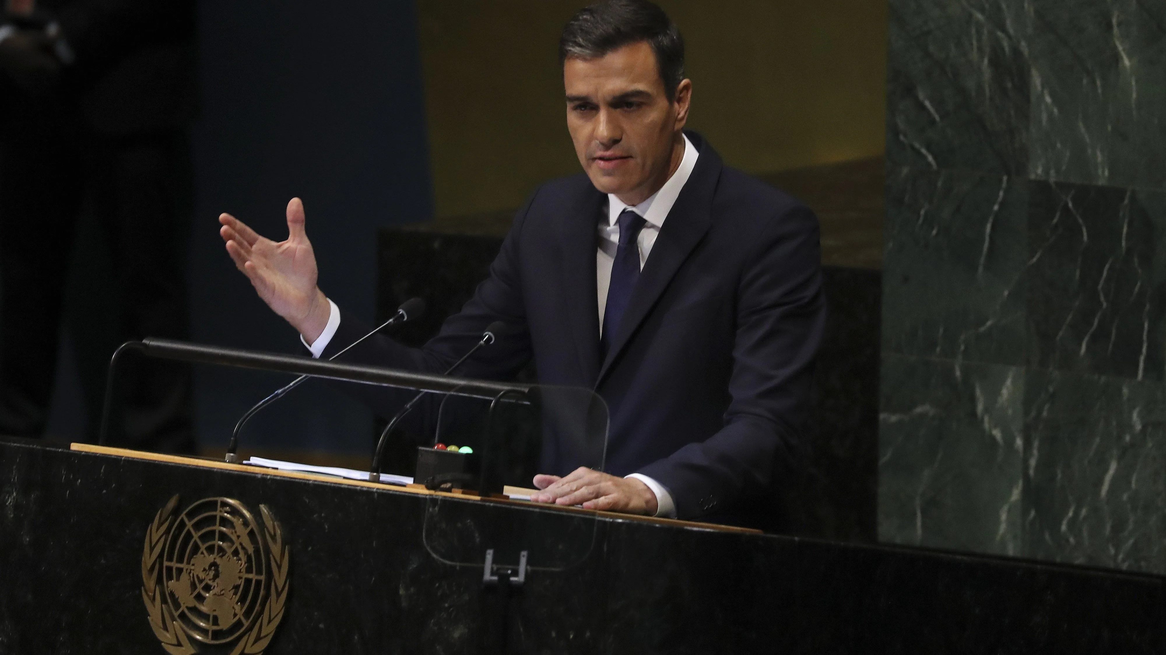 El presidente del Gobierno, Pedro Sánchez