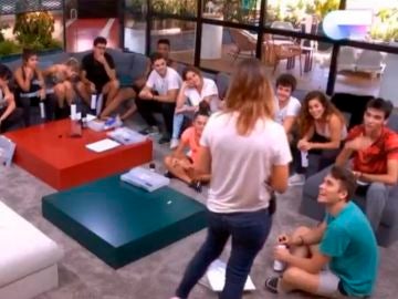 Noemí Galera con los concursantes de OT Noemí Galera con los concursantes de OT