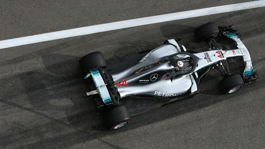 Hamilton, en el Mercedes Hamilton, en el Mercedes