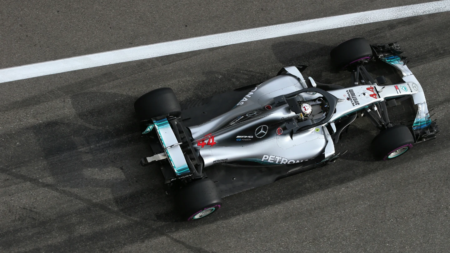 Hamilton, en el Mercedes Hamilton, en el Mercedes