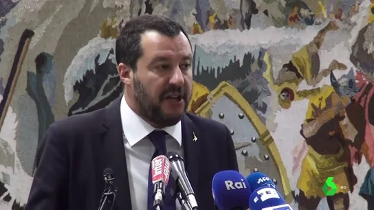 El ministro del Interior italiano, Matteo Salvini El ministro del Interior italiano, Matteo Salvini