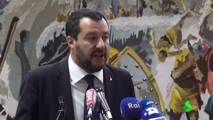 El ministro del Interior italiano, Matteo Salvini