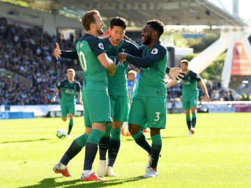El Tottenham celebra un gol El Tottenham celebra un gol