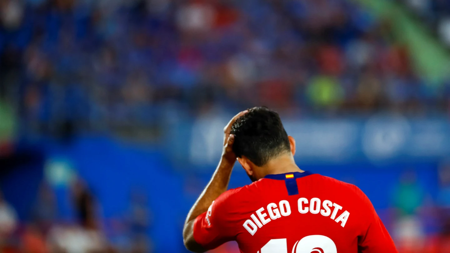 Diego Costa se lamenta Diego Costa se lamenta
