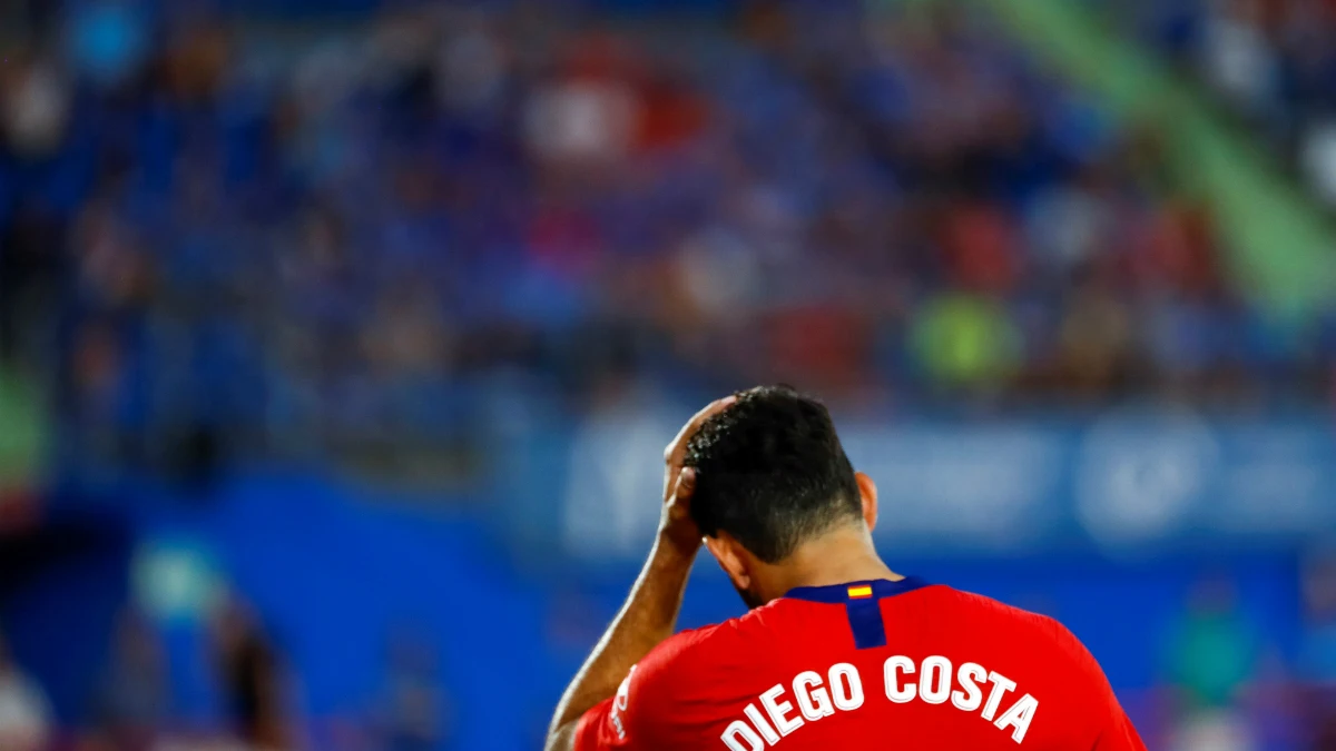 Diego Costa se lamenta