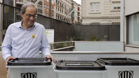 El presidente de la Generalitat, Quim Torra El presidente de la Generalitat, Quim Torra