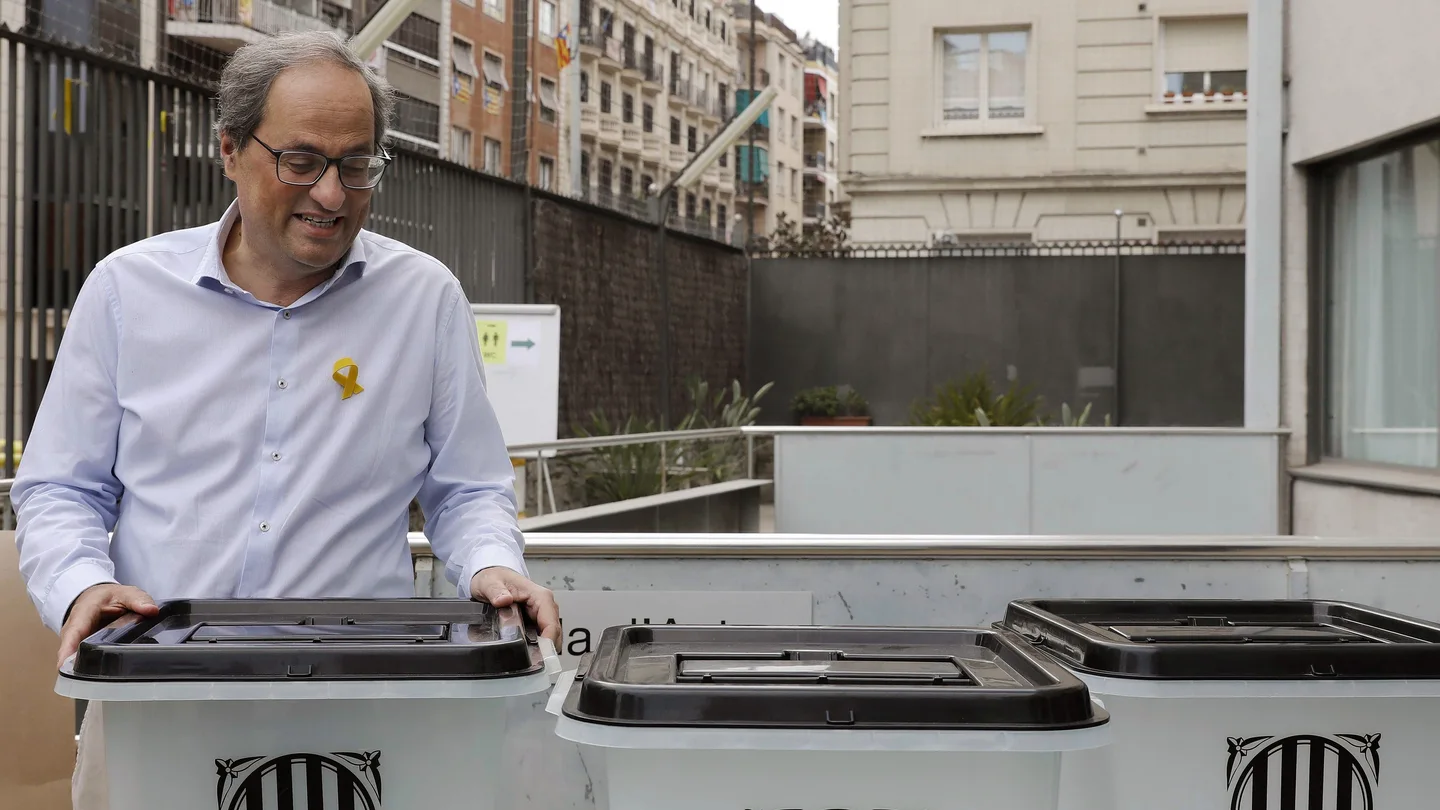 El presidente de la Generalitat, Quim Torra El presidente de la Generalitat, Quim Torra
