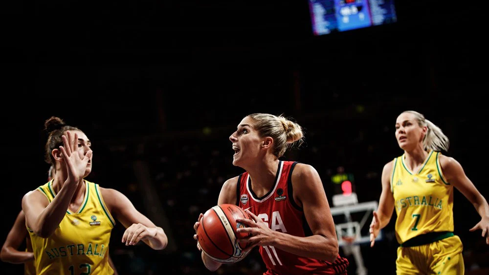 Momento de la final del Mundial de baloncesto femenino entre Estados Unidos y Australia