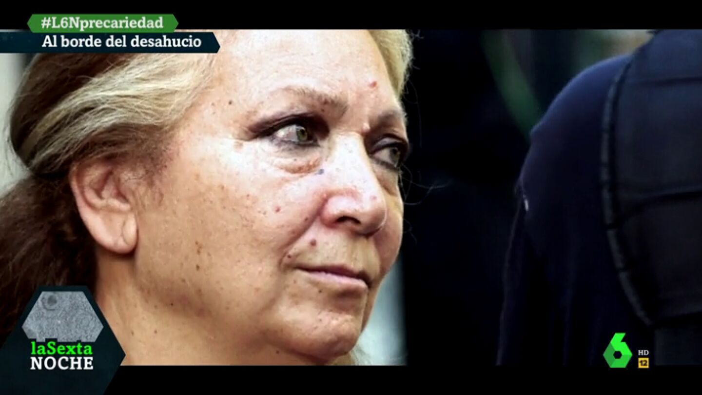 laSexta Noche vive con Pepi la paralizaci&oacute;n de su desahucio: "No puede ser que nos echen sin tener nada"