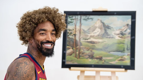 JR Smith, durante el 'Media Day' de los Cavaliers JR Smith, durante el 'Media Day' de los Cavaliers