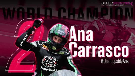 Ana Carrasco, campeona de Supersport 300 Ana Carrasco, campeona de Supersport 300