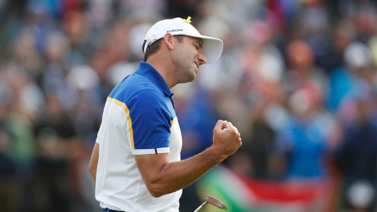 Sergio Garc&iacute;a, durante la Ryder Cup