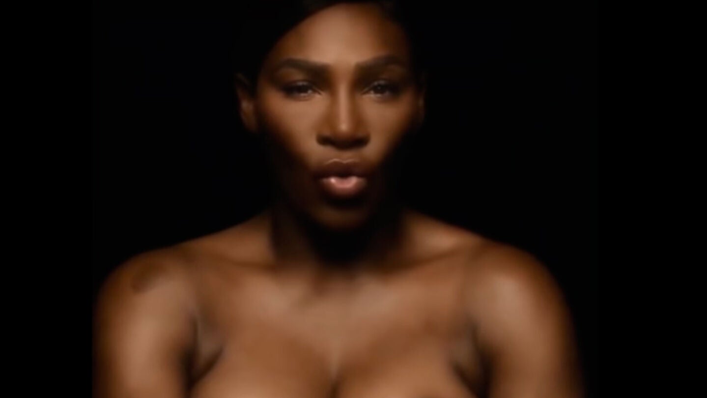 Serena Williams en una campa&ntilde;a contra el c&aacute;ncer de mama