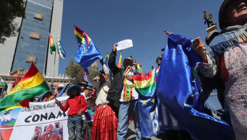 Ciudadanos Bolivianos en La Paz Bolivia