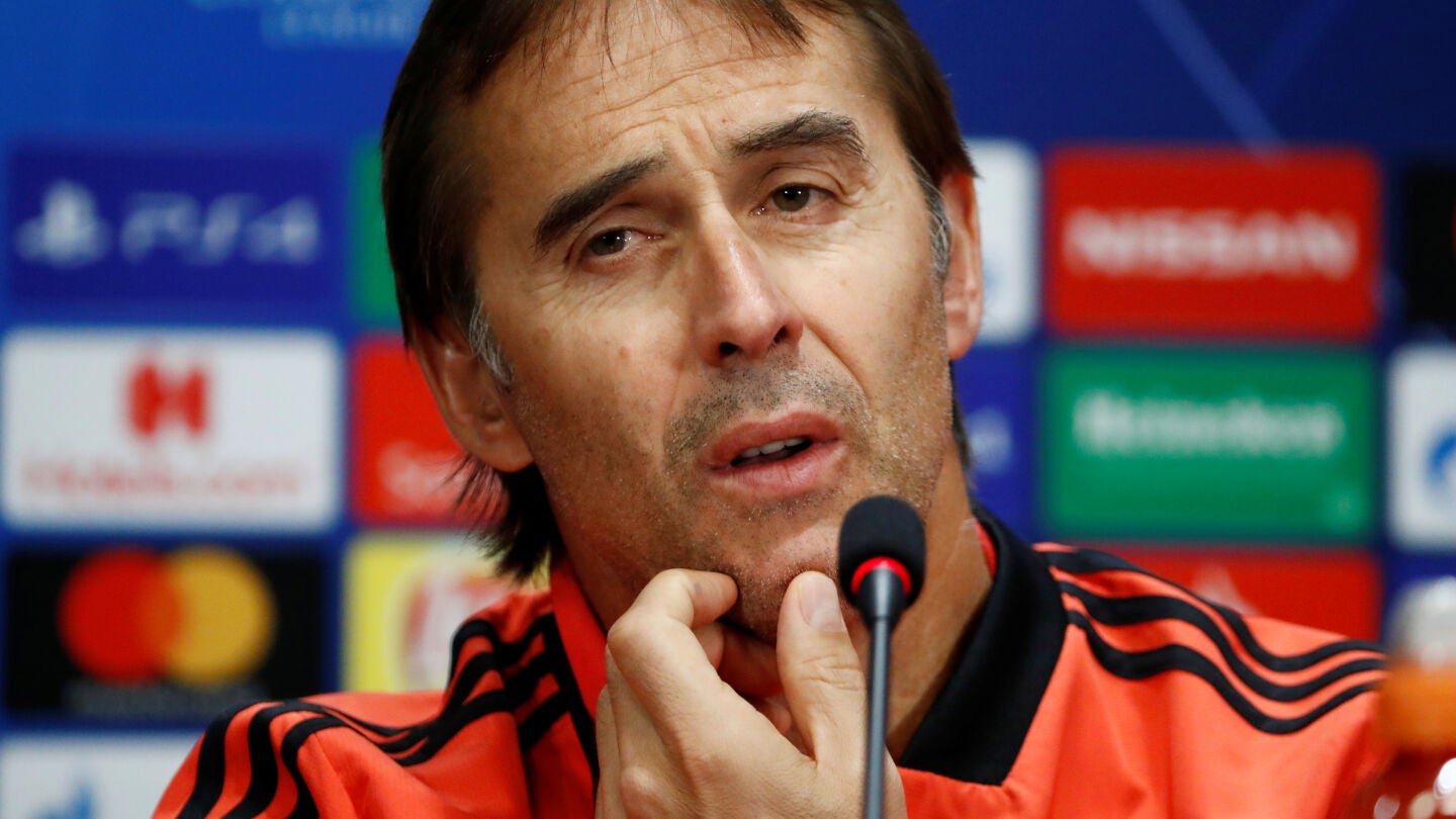 Lopetegui, en rueda de prensa