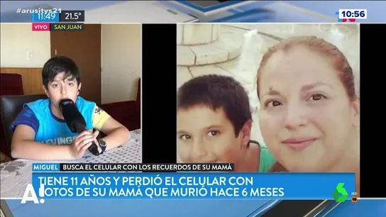 La conmovedora historia de un niño que busca audios de su madre fallecida por un cáncer La conmovedora historia de un niño que busca audios de su madre fallecida por un cáncer
