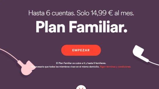 Plan Familiar de Spotify
