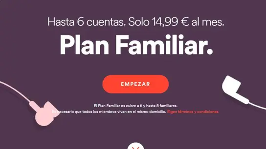 Plan Familiar de Spotify Plan Familiar de Spotify