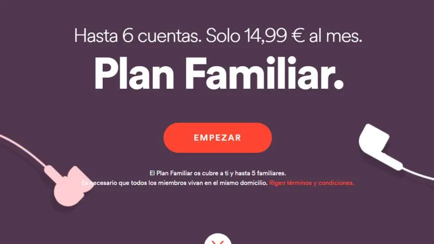 Plan Familiar de Spotify