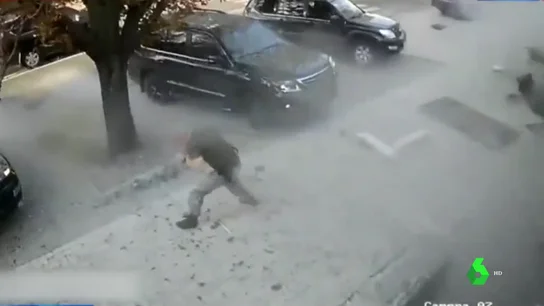 Difunden las imágenes del atentado que mató al líder separatista Alexandr Zajárchenko en Donetsk Difunden las imágenes del atentado que mató al líder separatista Alexandr Zajárchenko en Donetsk