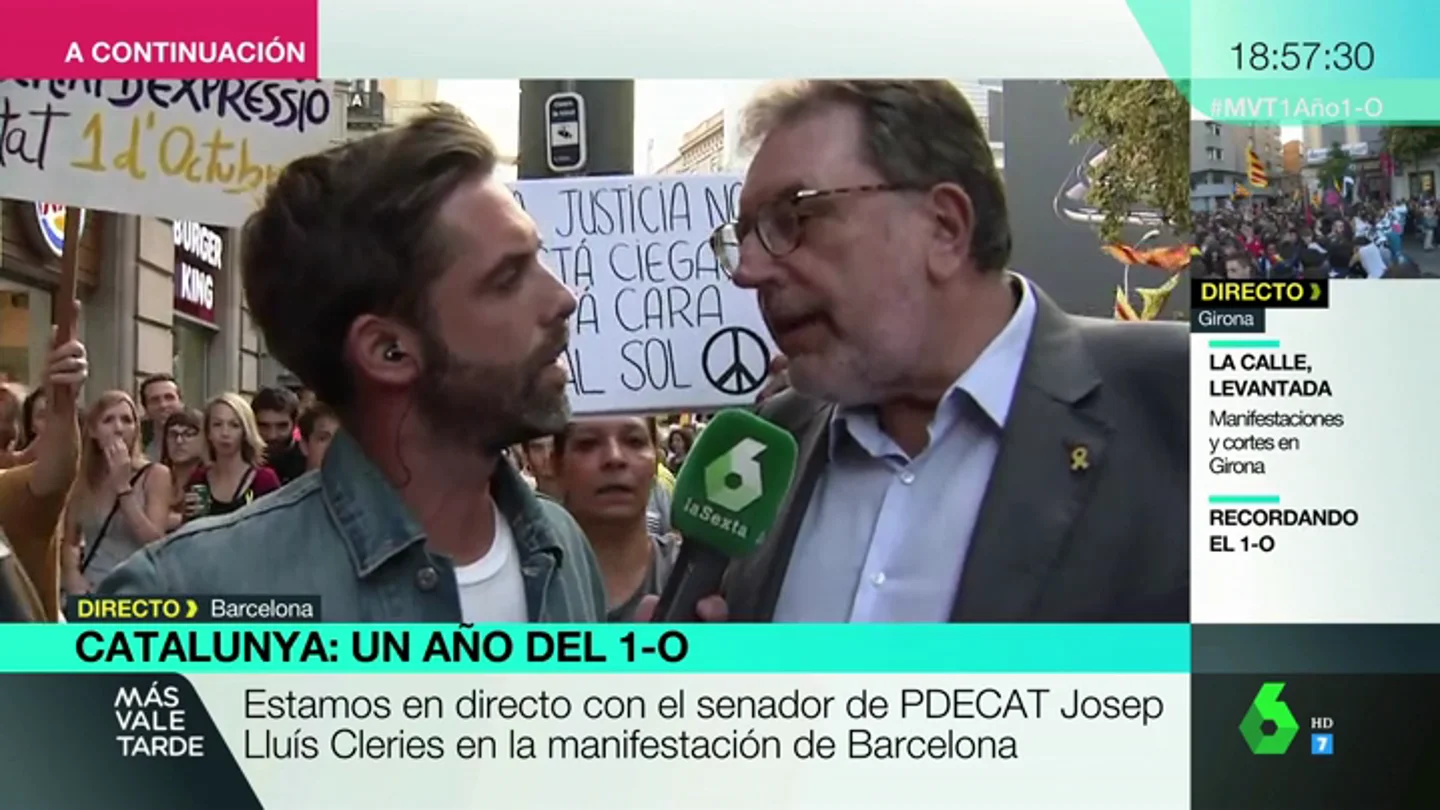 La tensa entrevista de Yélamo a Josep Lluís Cleries entre gritos e insultos hacia laSexta: "Muchas gracias por estar aquí" La tensa entrevista de Yélamo a Josep Lluís Cleries entre gritos e insultos hacia laSexta: "Muchas gracias por estar aquí"