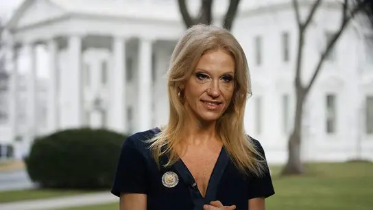 La asesora de la Casa Blanca Kellyanne Conway La asesora de la Casa Blanca Kellyanne Conway