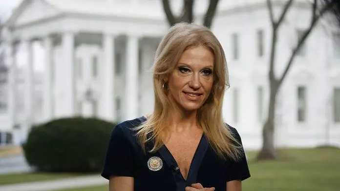 La asesora de la Casa Blanca Kellyanne Conway La asesora de la Casa Blanca Kellyanne Conway