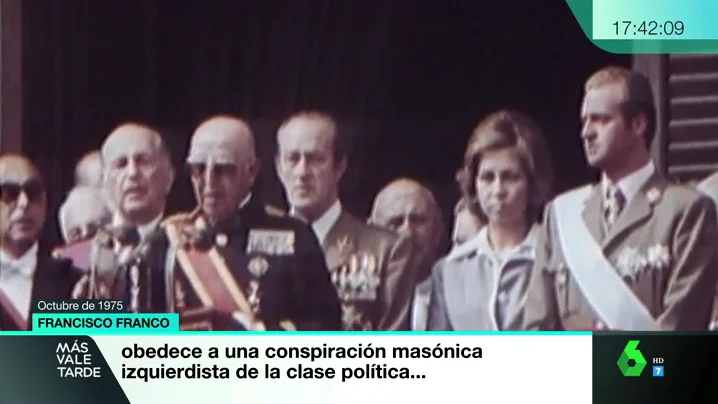 El último baño de masas de Franco se organizó un 1 de octubre: "Todo obedece a una conspiración masónica izquierdista"